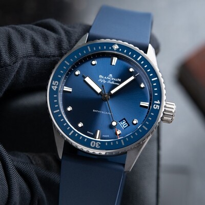 Blancpain Fifty Fathoms Bathyscaphe 5000 Ceramic Diver 120 Hour