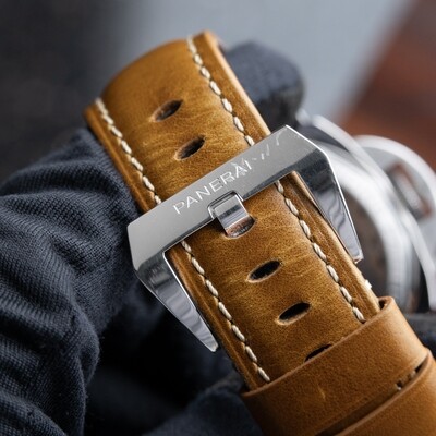 Panerai Luminor 8 Days Giorni Hand Wind Black Dial Set 44mm PAM914