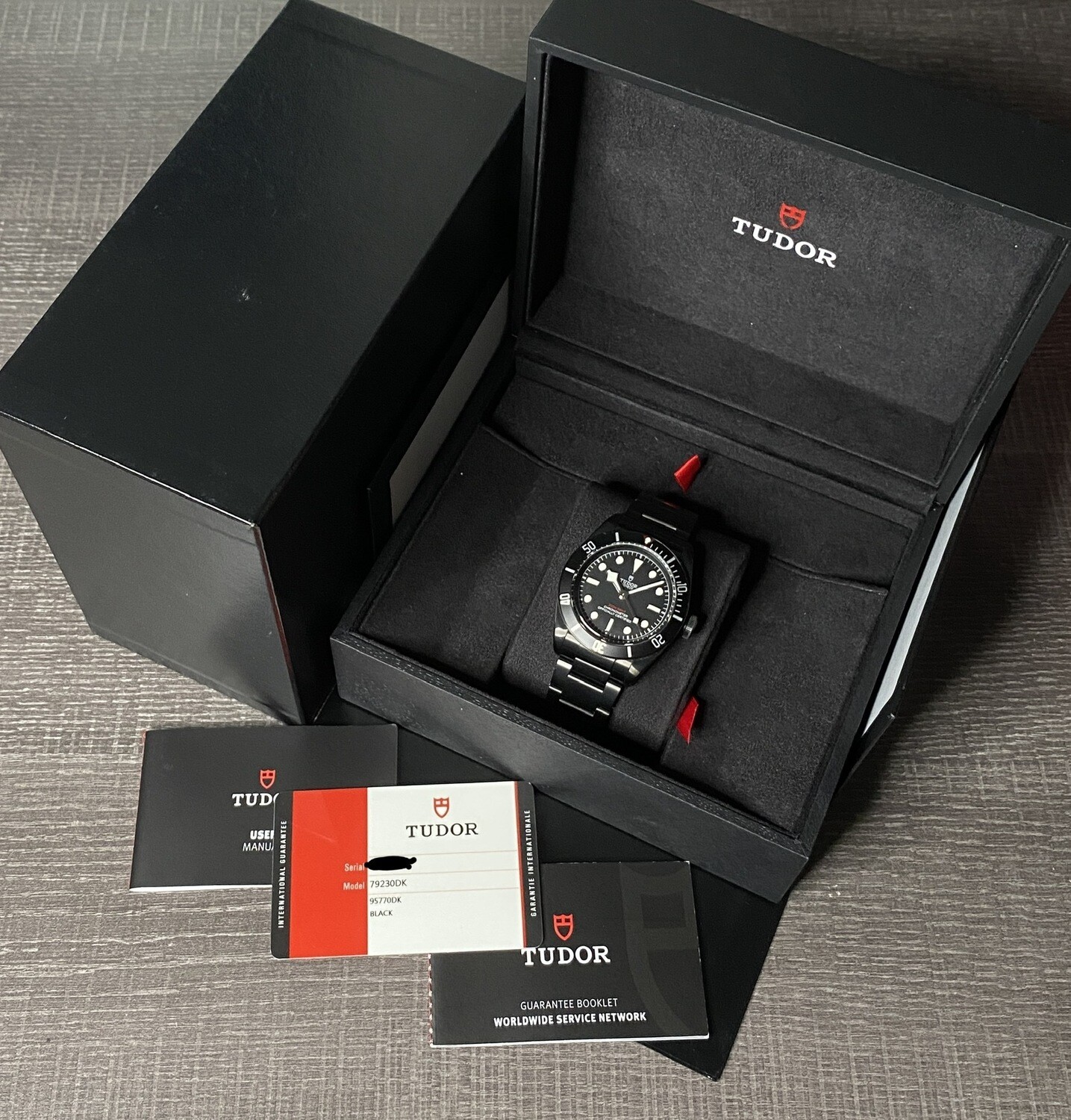 Tudor Heritage Black Bay Dark Stainless Steel Black Dial 41mm 79320DK