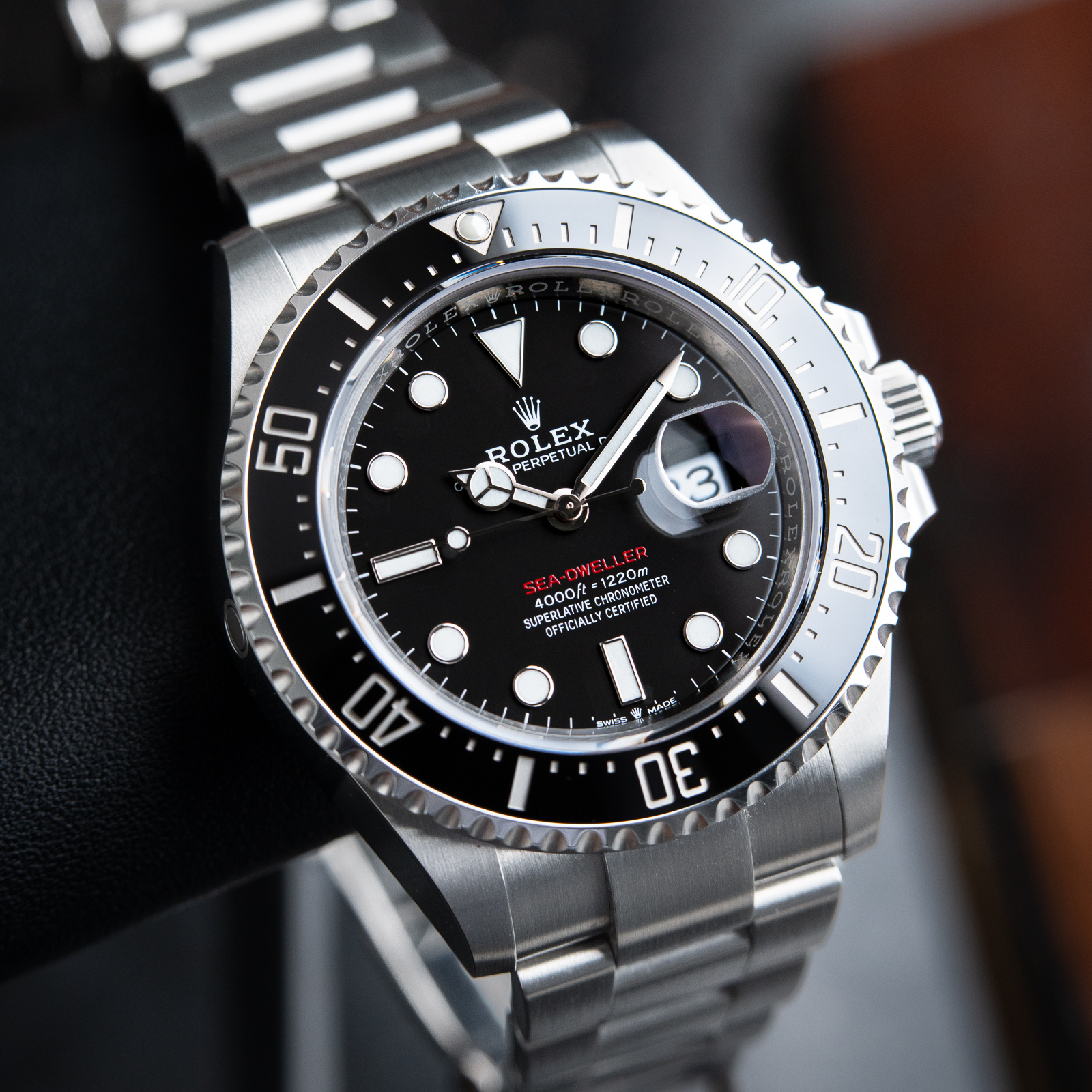 Rolex Sea-Dweller Oyster Perpetual UNWORN Diver Black Ceramic Steel 43mm