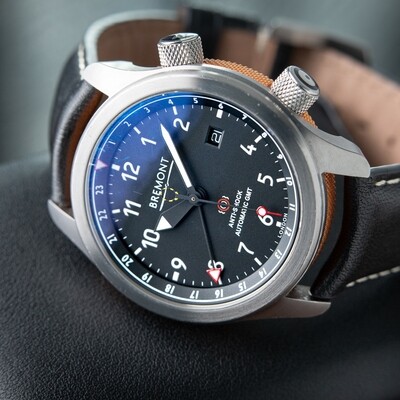 Bremont Martin Baker Ejection GMT Anti-Shock Steel Black Dial Automatic 43