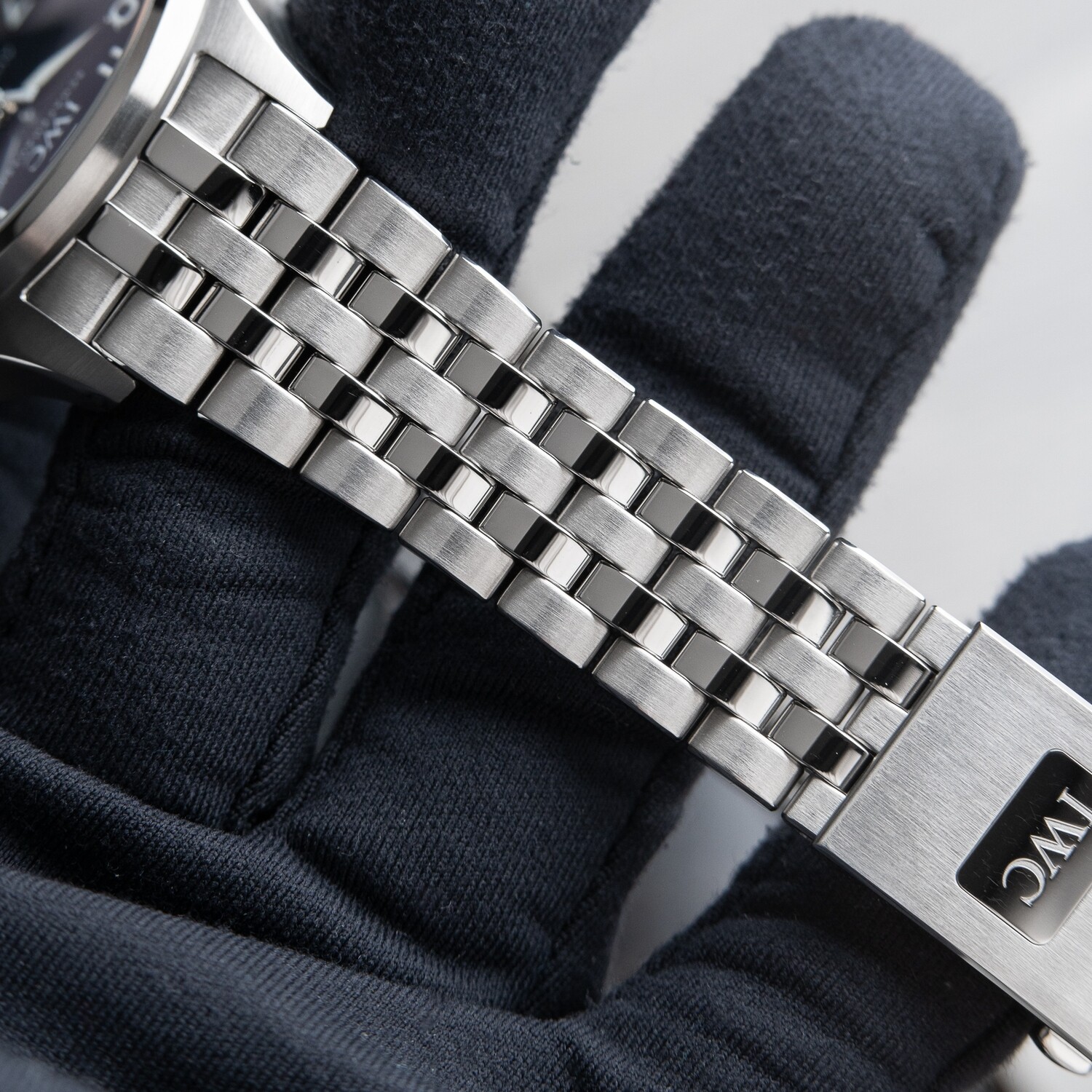 IWC Big Pilot's Watch Stainless Steel Blue Sunburst Dial Automatic