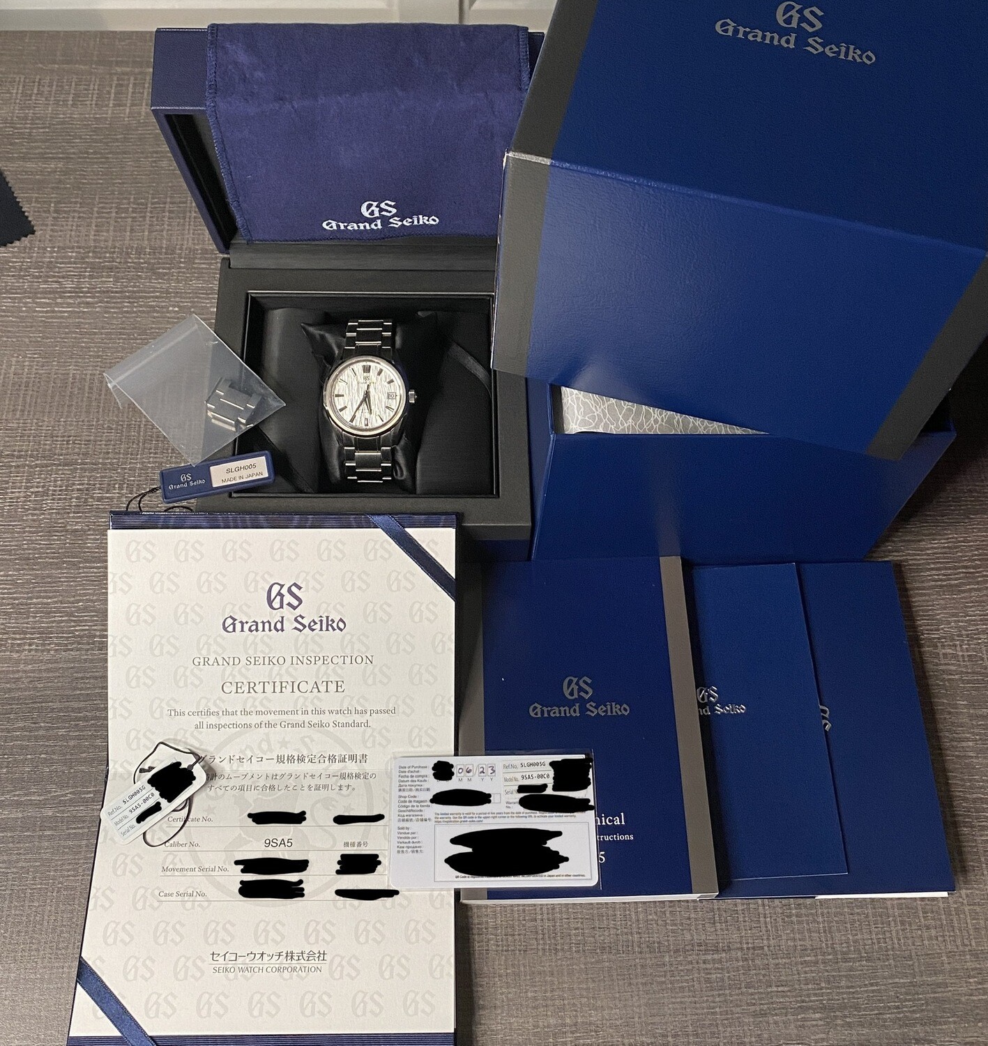 Grand Seiko Evolution 9 Collection White Birch 6/2023 Hi-Beat