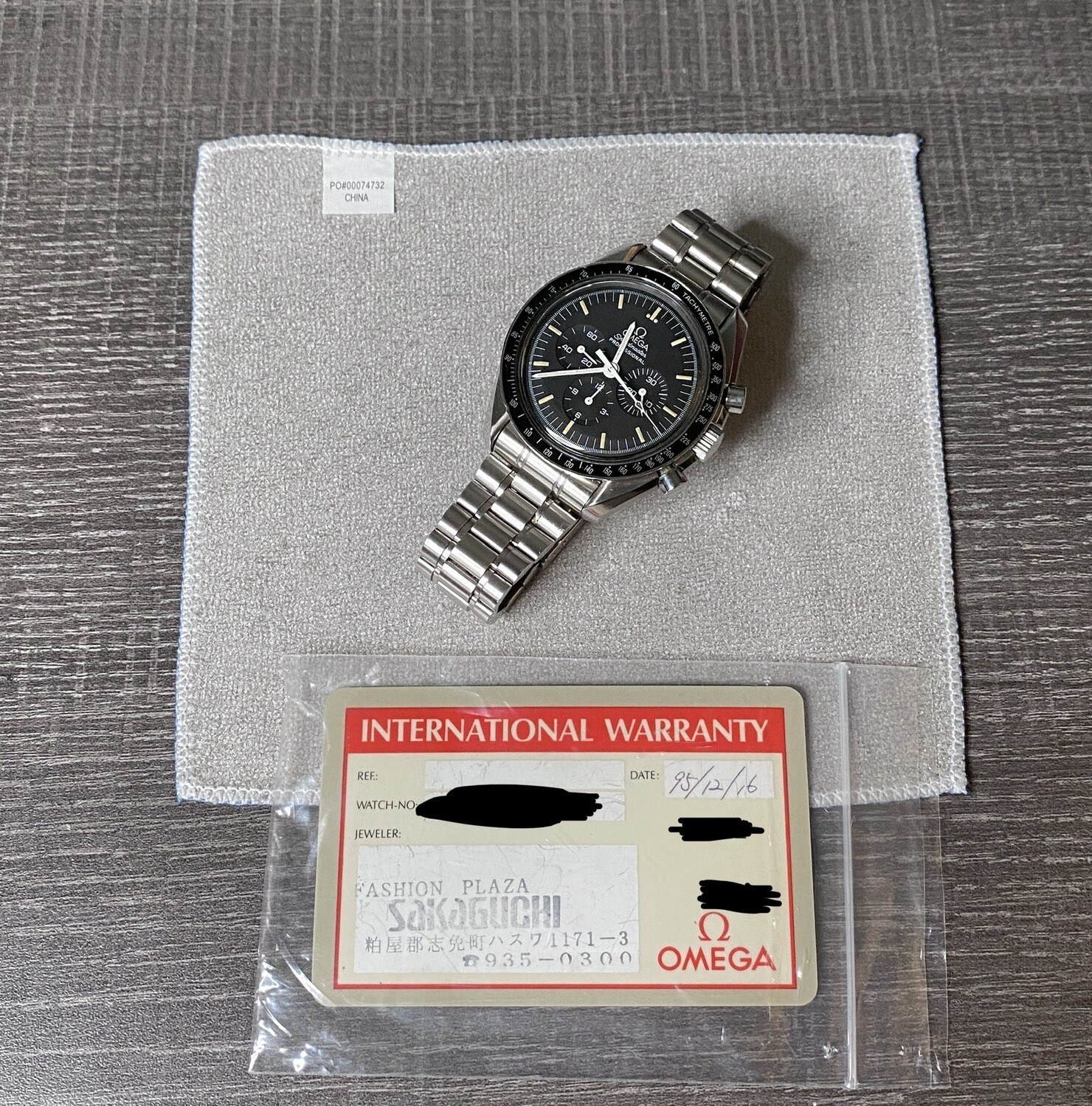 Omega Speedmaster Professional Moonwatch 861 Hesalite Chronograph