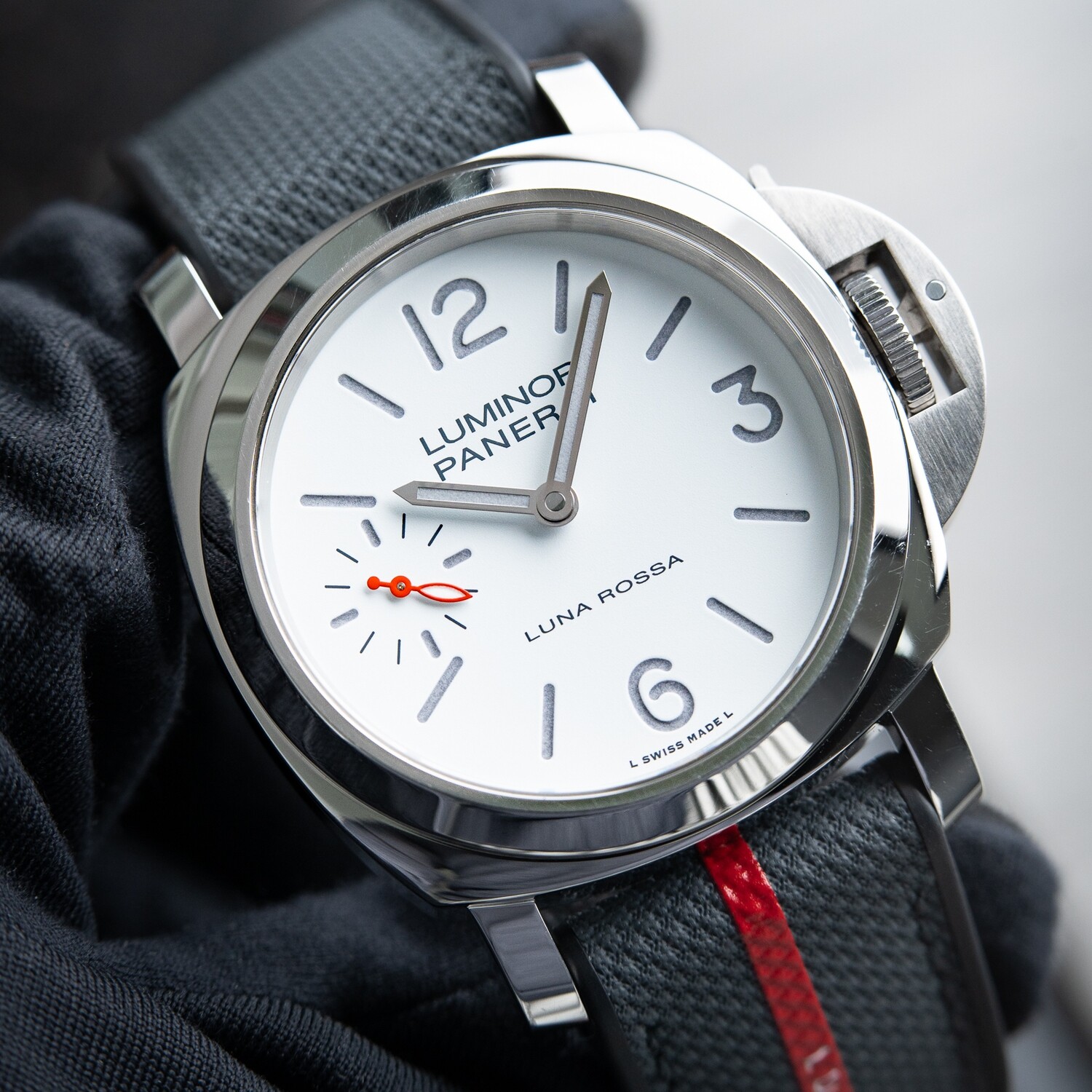 Panerai Luminor Luna Rossa 2023 White Dial Stainless Steel Pam1342