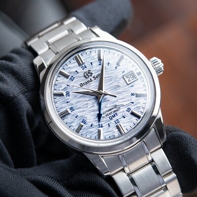 Grand Seiko Elegance Collection Shosho Hi-Beat GMT Steel Automatic 39.5mm