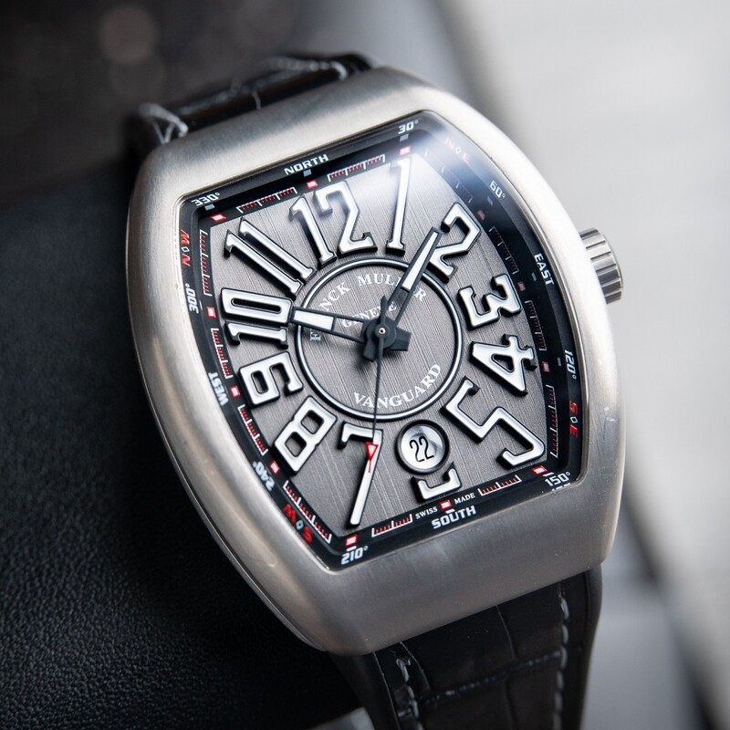 Franck Muller Vanguard Chronograph Automatic Titanium Gray Dial 41mm