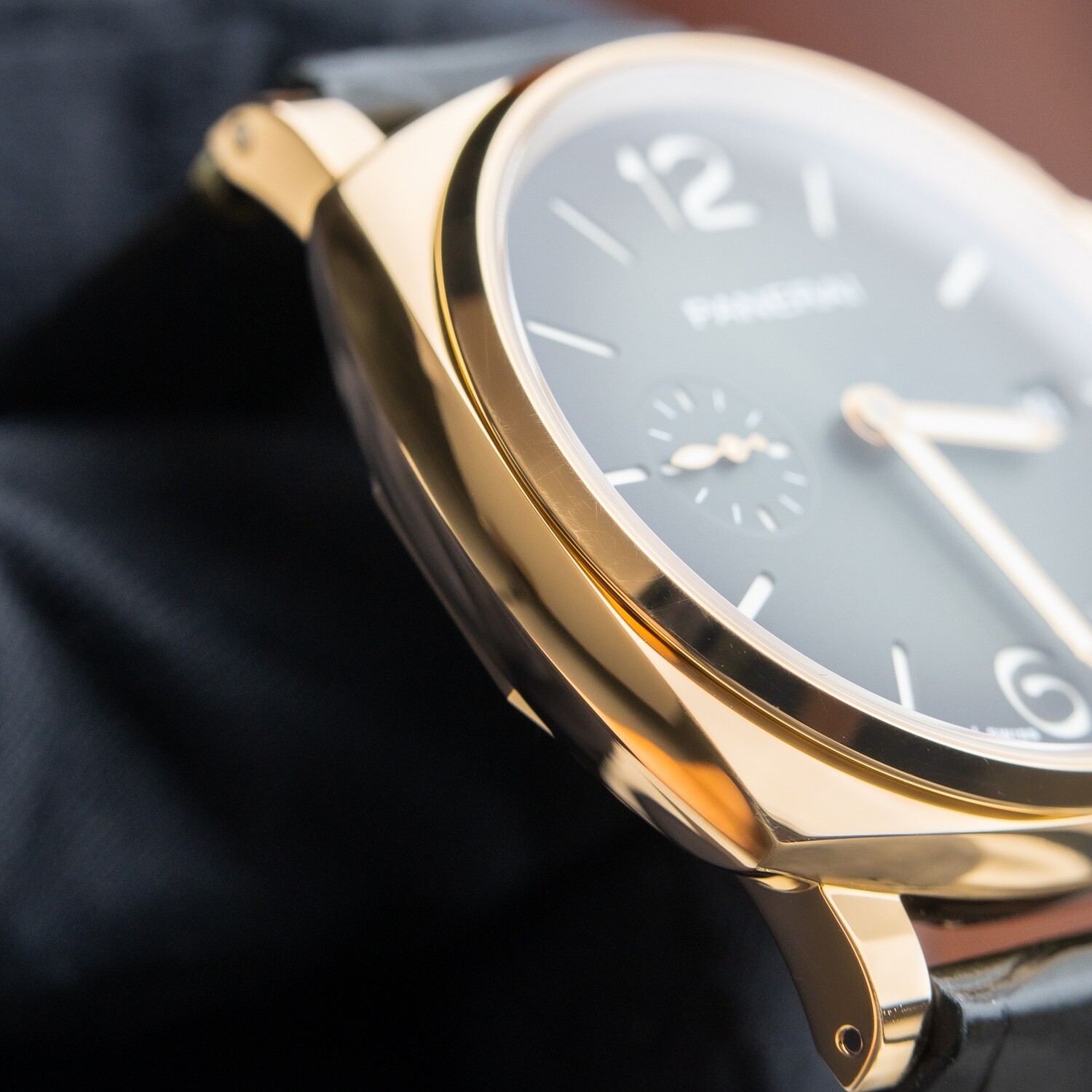 Panerai Luminor Due Yellow Gold Green Sunburst UNWORN Automatic Pam1423 42mm