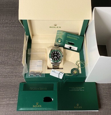 Rolex Submariner Date 41mm Starbucks Green Ceramic Bezel Cermit