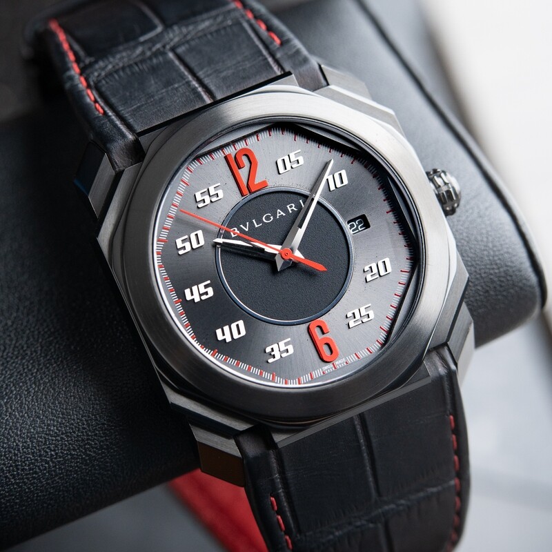 Bulgari Octo Ken Okuyama Limited Edition DLC Stainless Steel BGO41S Black