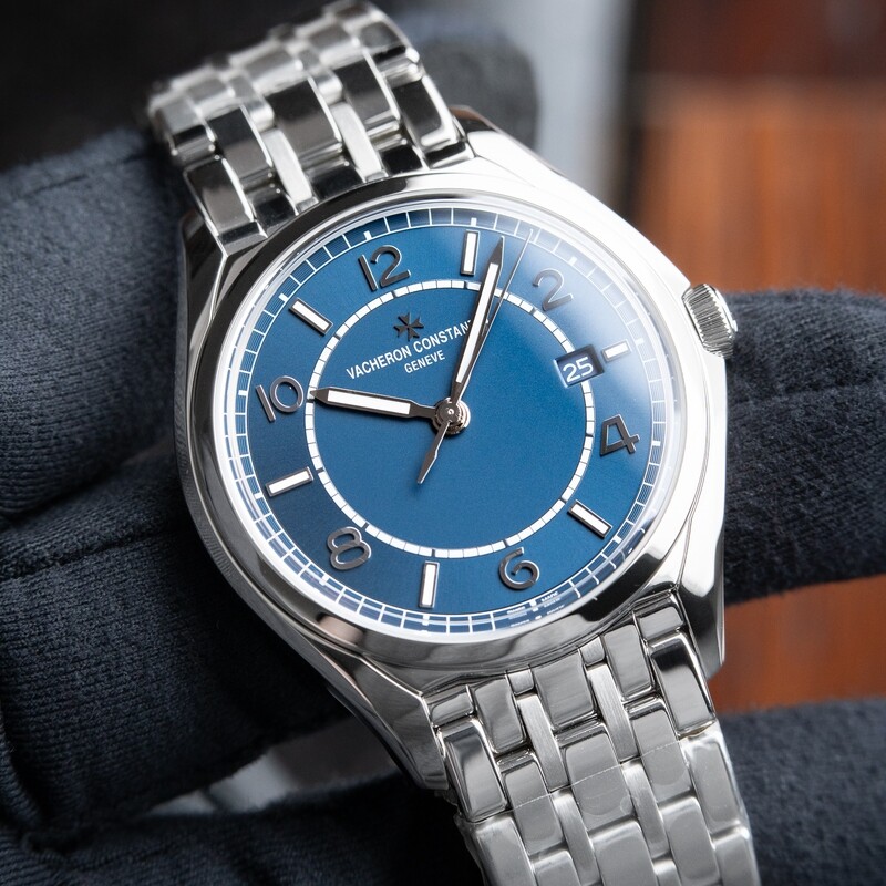 Vacheron Constantin Fiftysix STICKERED Blue Dial Steel 4600E Automatic 40