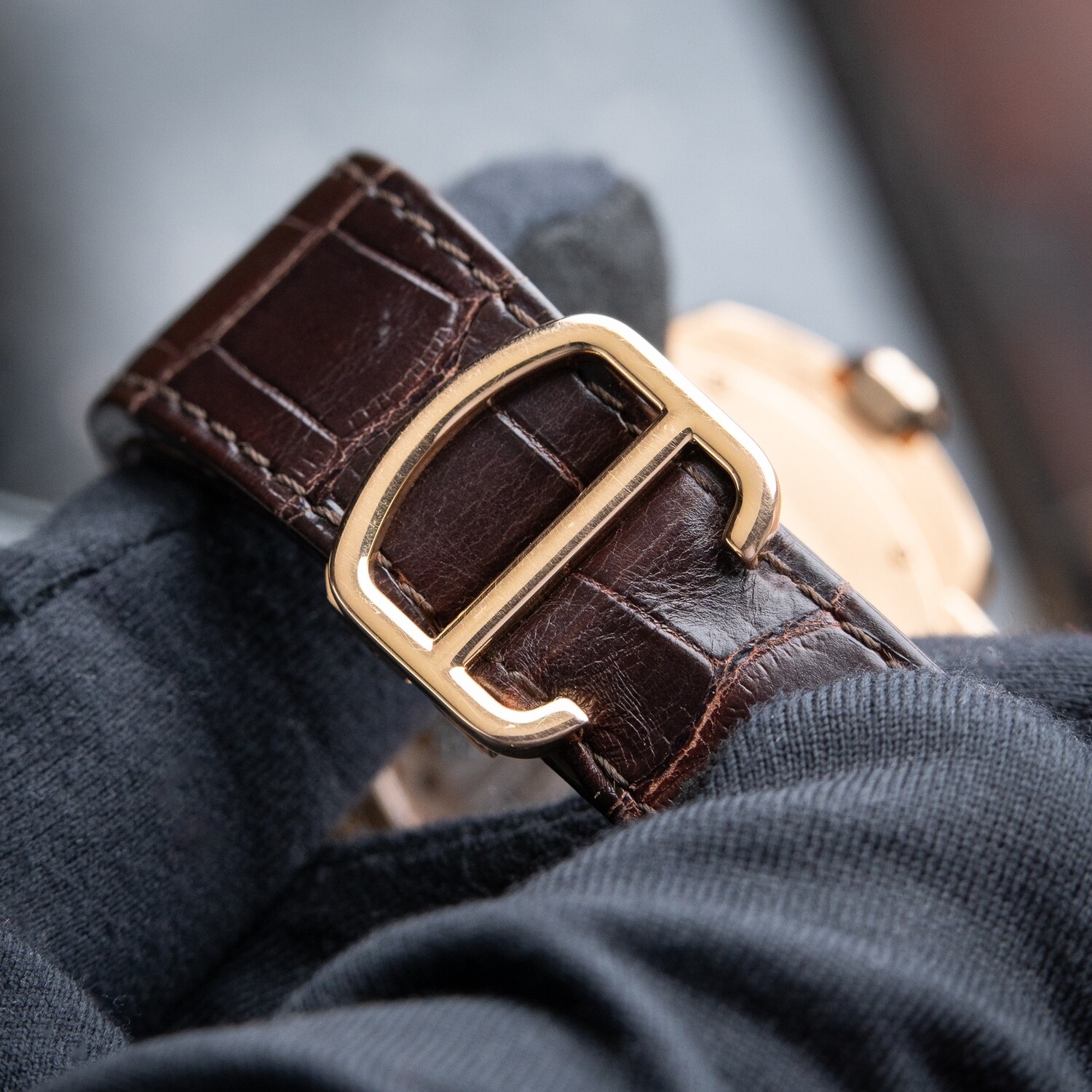 Cartier Calibre de Cartier Rose Gold Brown Dial Automatic Date 42