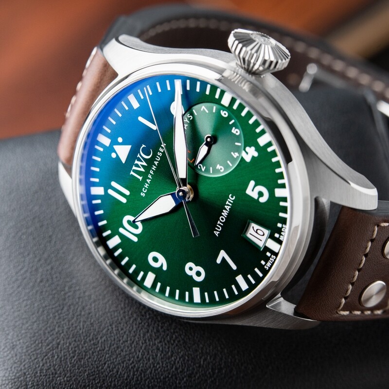 IWC Big Pilot's Watch UNWORN 11/2023 Green Dial Automatic Set 46.2mm