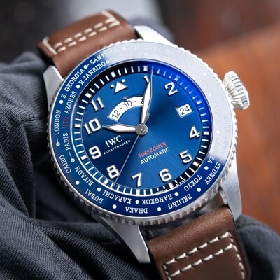 IWC Pilot's Watch Timezoner Le Petit Prince Limited Edition GMT Blue Dial