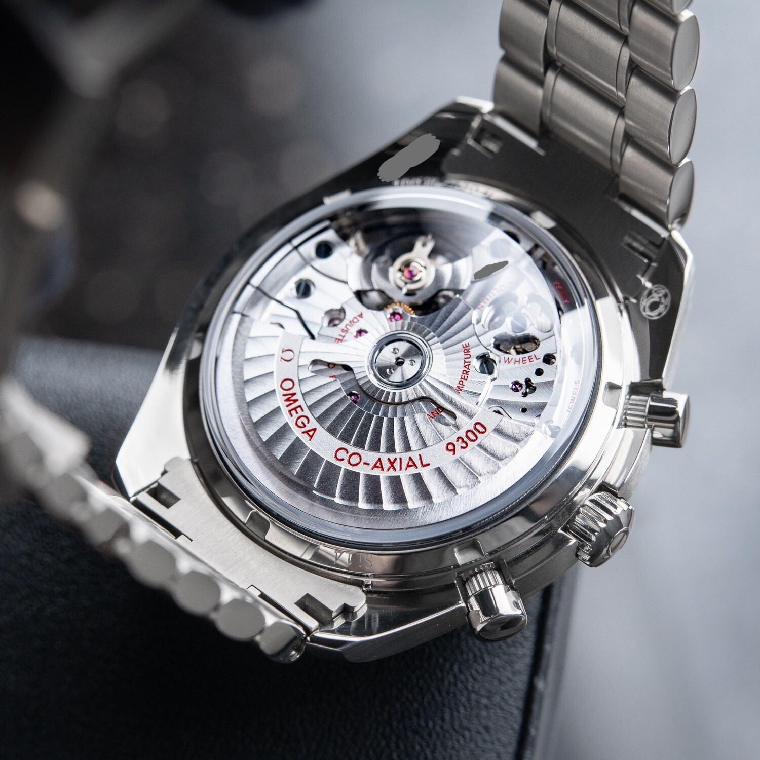 Omega Speedmaster Two Counters Co-Axial Titanium Chronograph Blue