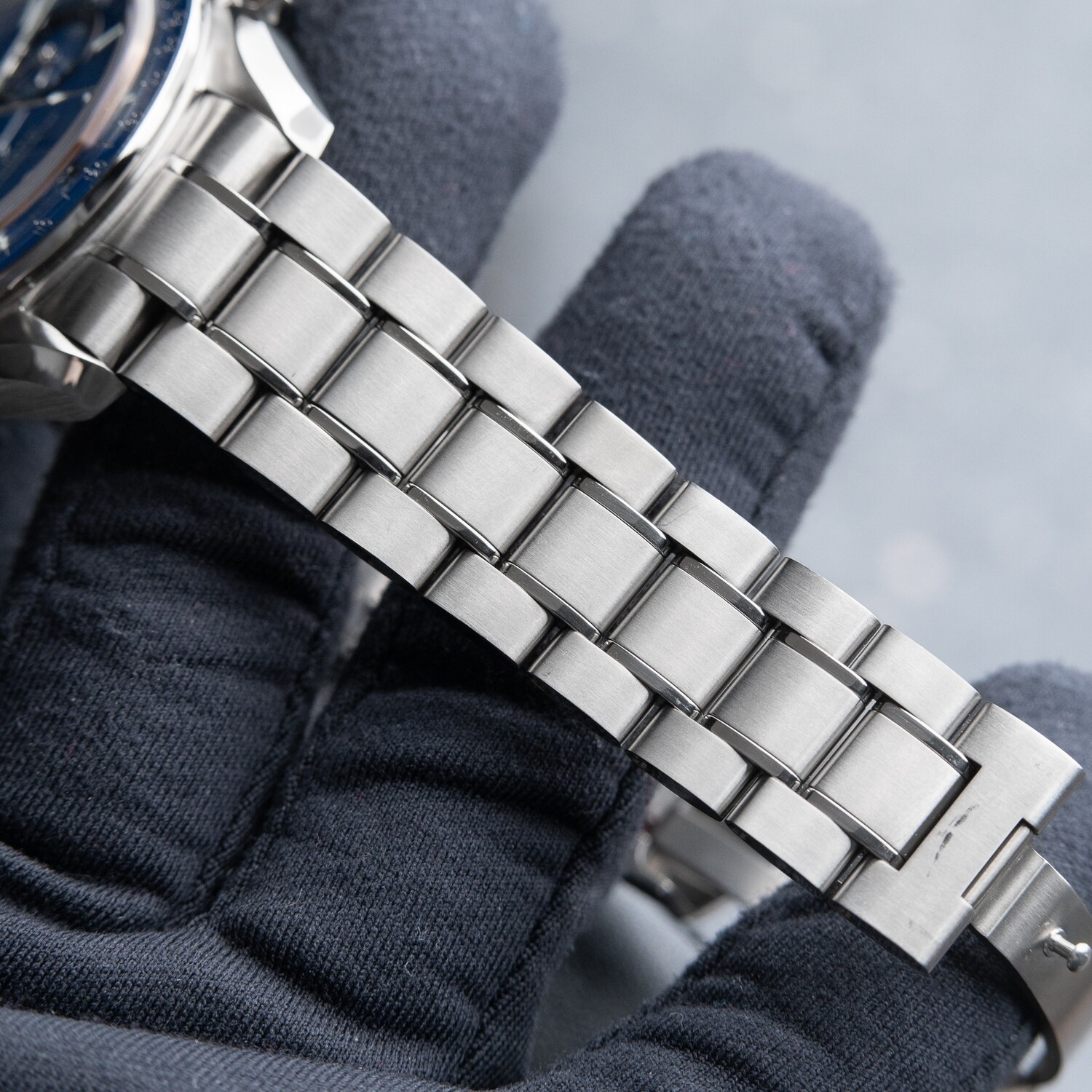 Omega Speedmaster Two Counters Co-Axial Titanium Chronograph Blue