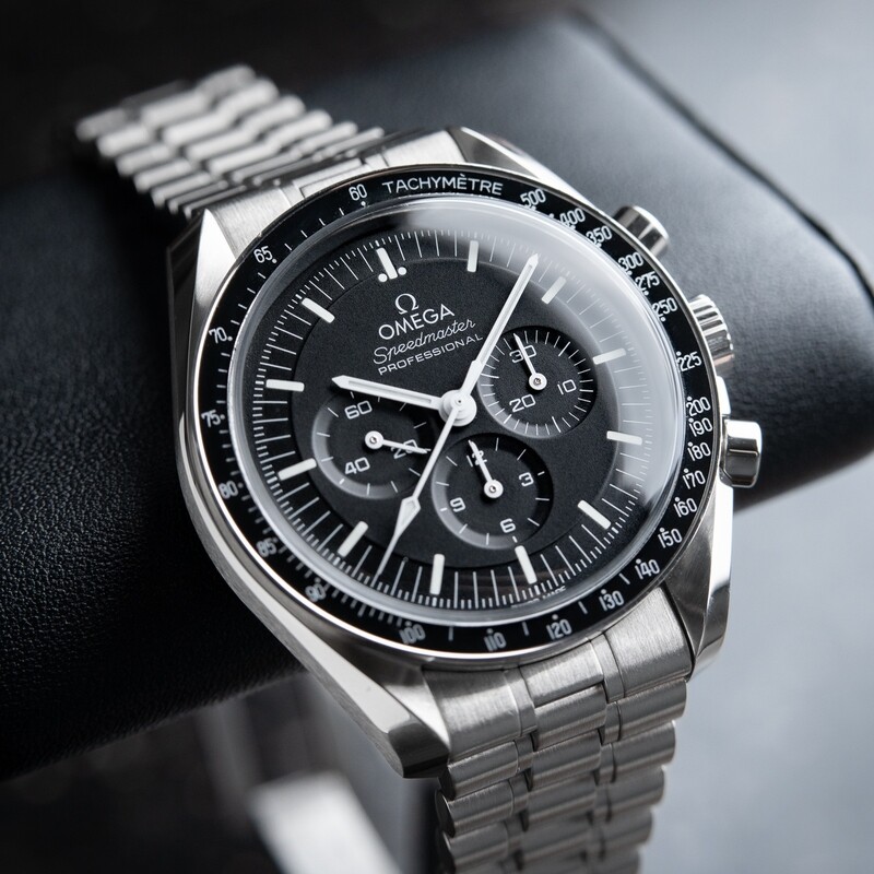 Omega Speedmaster Professional Moonwatch 2023 Clasp 3861 Hesalite Black 42