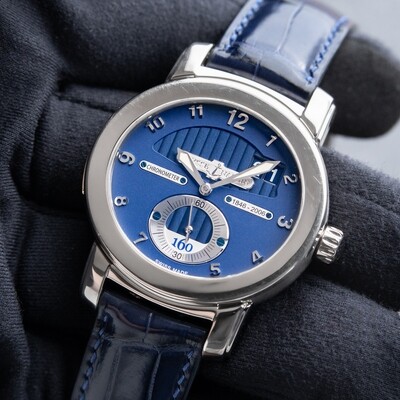 Ulysse Nardin 160th Anniversary Chronometer White Gold Blue Dial Automatic