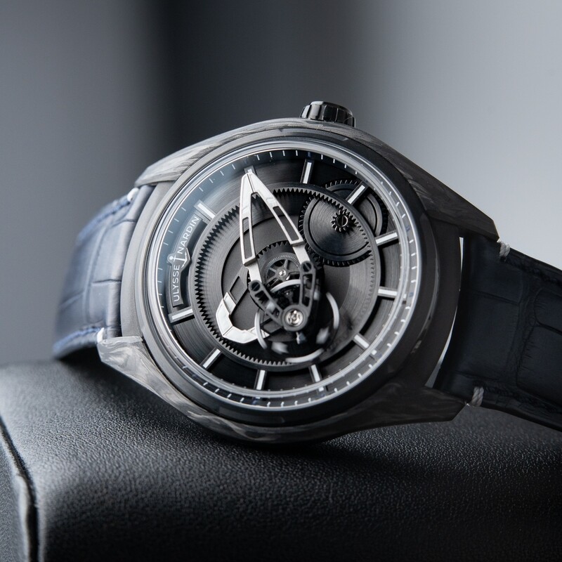 Ulysse Nardin Freak X Automatic Carbon 2023 Titanium Black Dial Leather 43