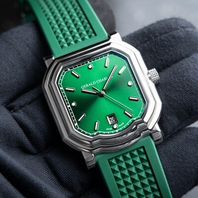 Gerald Charles Maestro 2.0 Ultra Thin Steel Emerald Green Dial Automatic