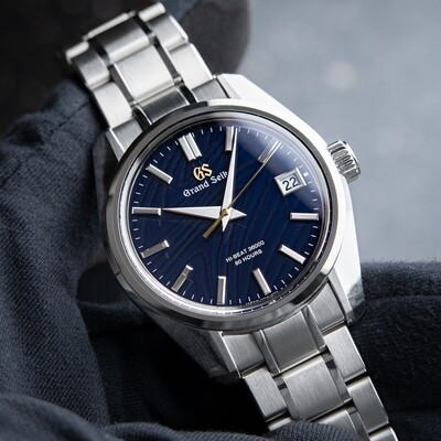 Grand Seiko Heritage Automatic Hi-Beat Limited Edition Date Blue Steel 40