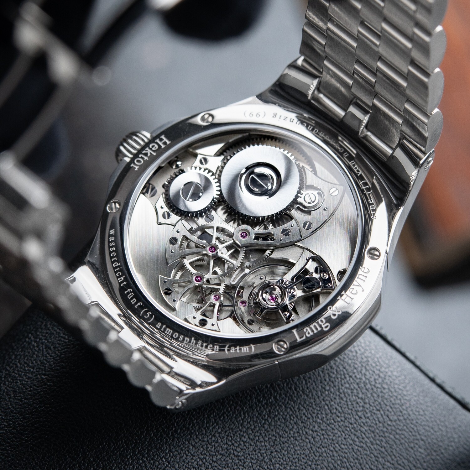 Lang & Heyne Dresden Hektor Limited Edition Gray Steel Bracelet