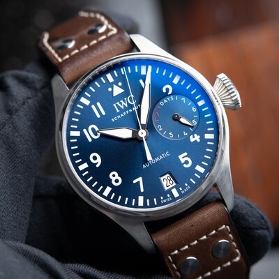 IWC Big Pilot's Watch Le Petite Prince Edition Blue Dial Steel Automatic 46.2mm