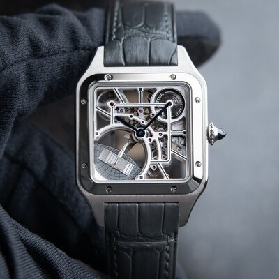Cartier Santos Dumont Skeleton UNUSED 10/2023 Automatic