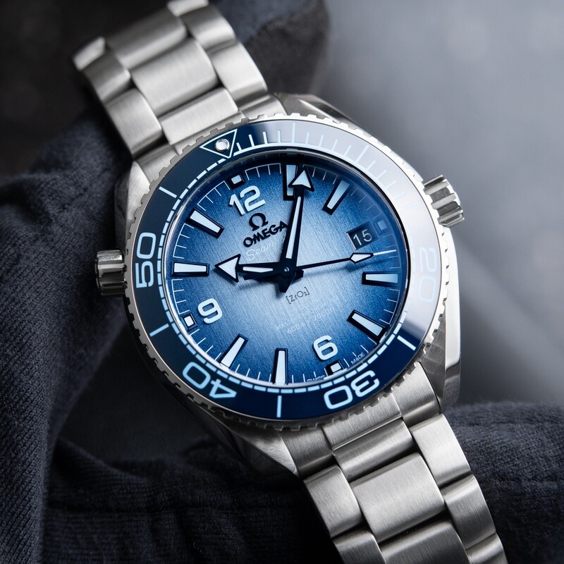 Omega Seamaster Planet Ocean 600M Summer Edition Diver Blue 2023 Bracelet