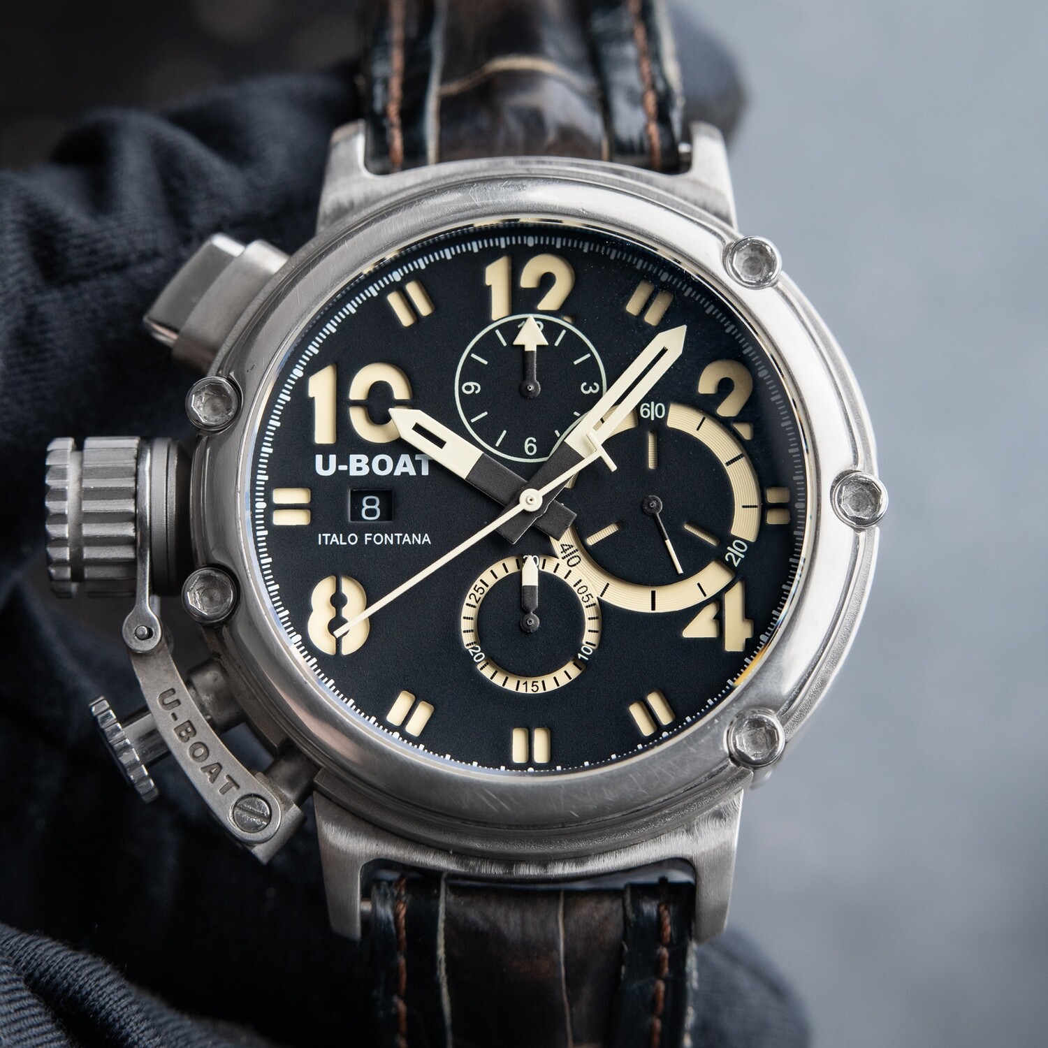 U-Boat Chimera 925 Chronograph Limited Edition of 300 Silver Automatic 48mm