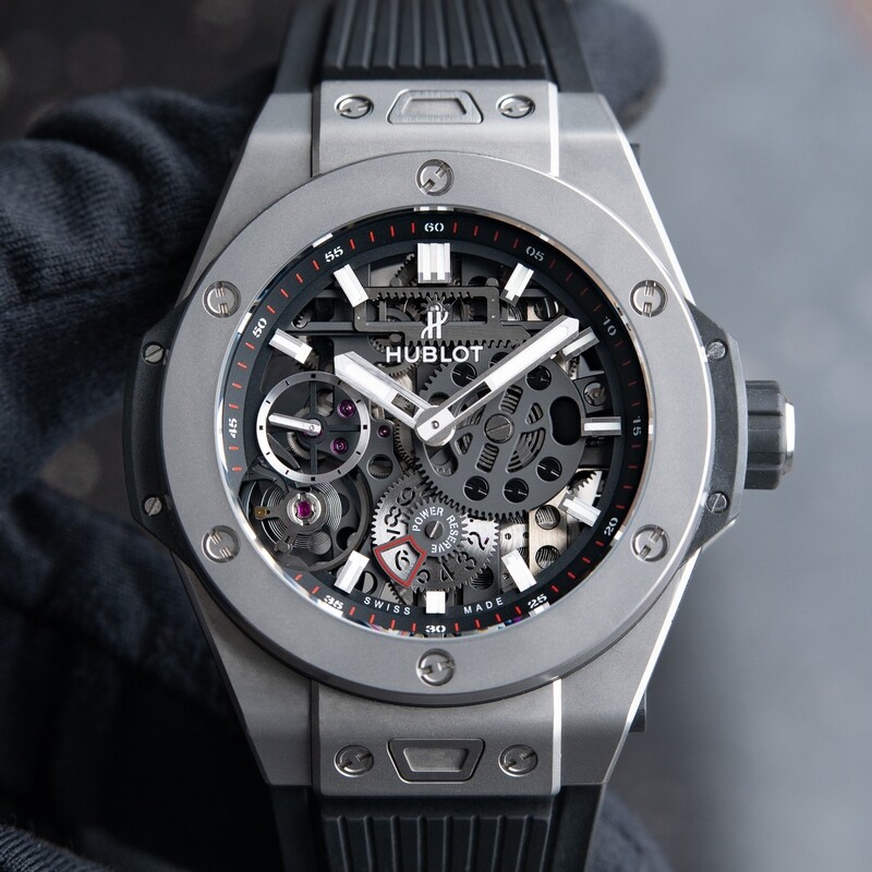 Hublot Big Bang Meca-10 Days Power Reserve Titanium Skeleton Openworked 45