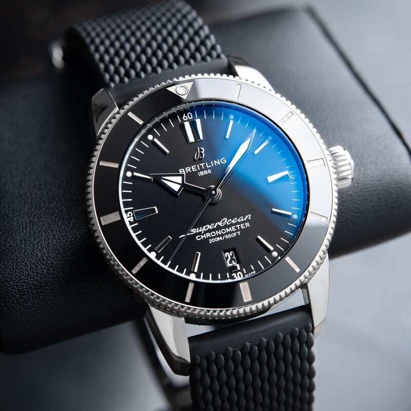 Breitling Superocean Heritage II B20 Black Ceramic Rubber Automatic 44mm AB2030