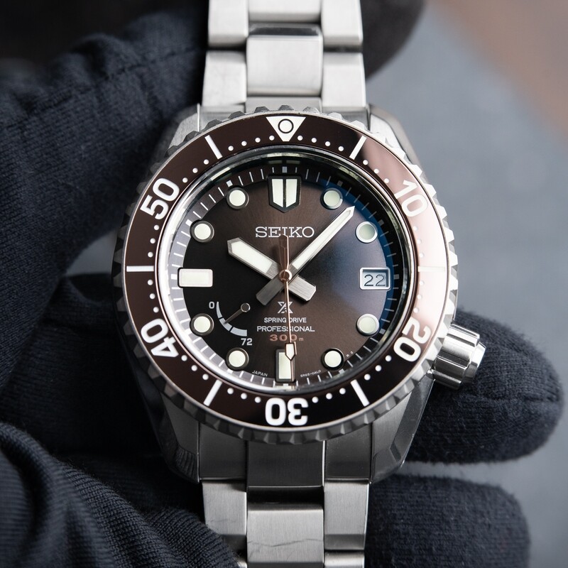 Seiko Prospex LX Line Limited Edition Spring Drive Titanium Diver Ceramic SBDB035