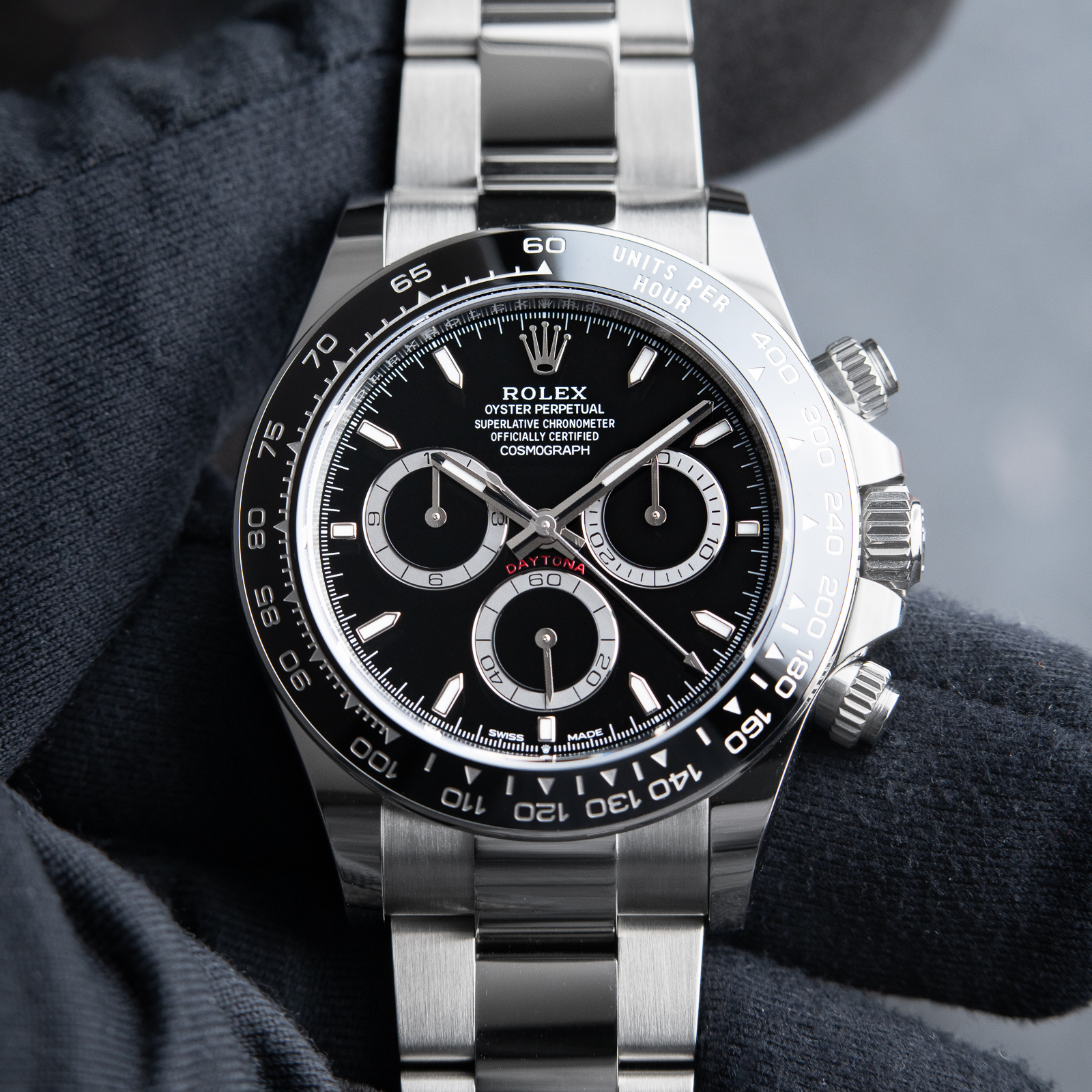 Rolex Daytona Cosmograph UNWORN 2024 Black Dial Ceramic Bezel 126500