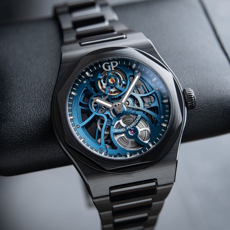 Girard Perregaux Laureato Skeleton Earth To Sky Edition Black Ceramic 42mm