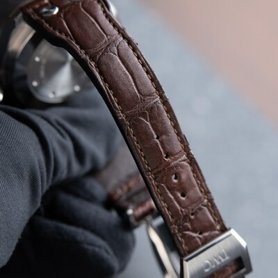 IWC Big Pilot's Watch 7 Days Green Dial Steel Leather Automatic 46.2mm
