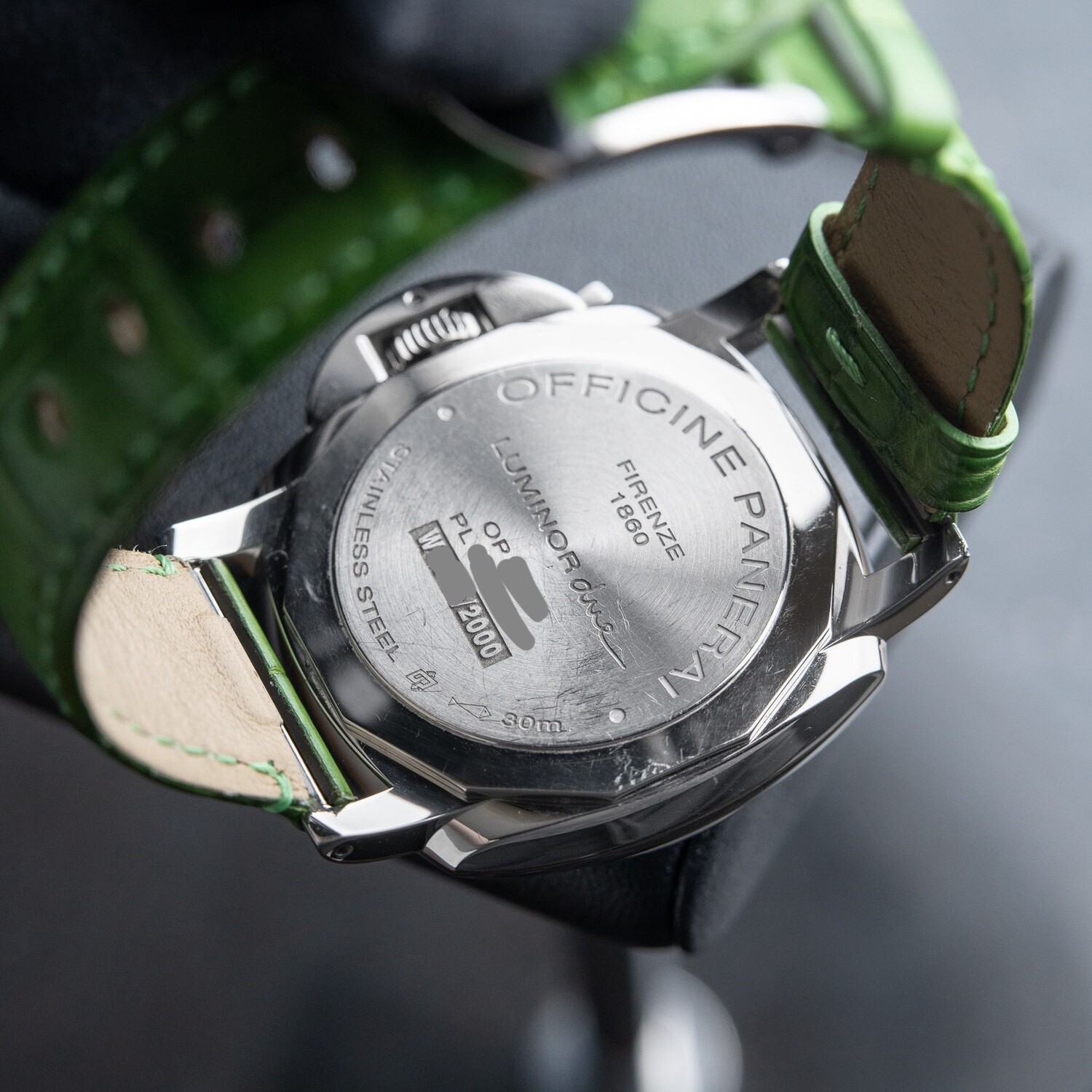 Panerai Luminor Due White Dial Steel Leather Automatic 38mm Pam1043