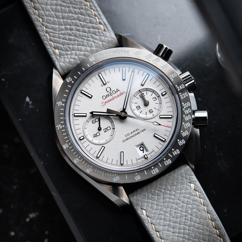 Omega Speedmaster Grey Side Of The Moon Platinum Dial Ceramic Chronograph