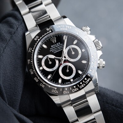 Rolex Daytona Cosmograph Black Dial Ceramic Bezel Watch 116500