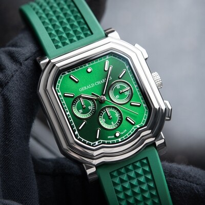Gerald Charles Maestro 3.0 Chronograph Steel Emerald Green Dial Automatic GC3.0-A