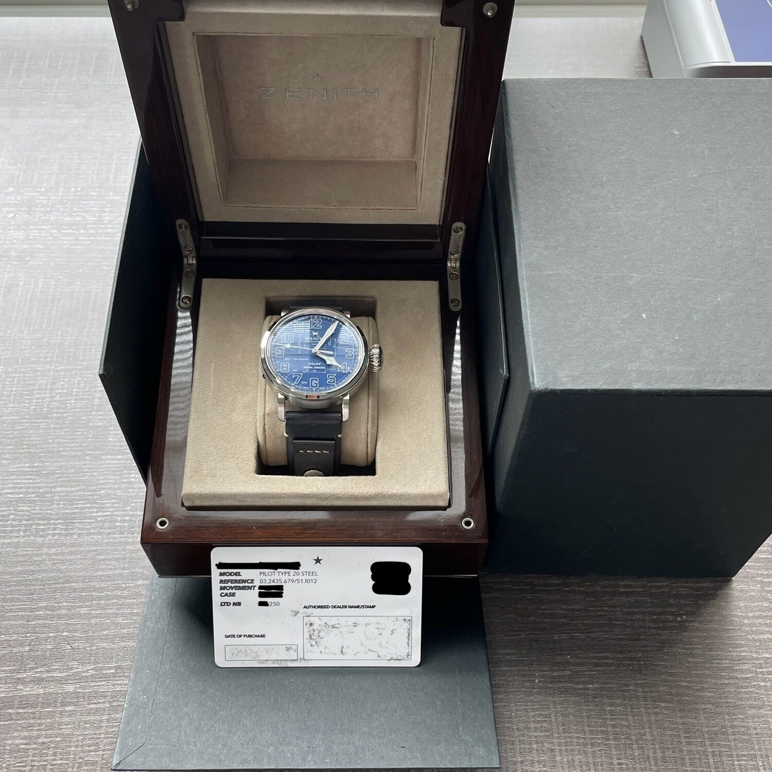 Zenith Pilot Type 20 Blueprint Extra Special Limited to 250