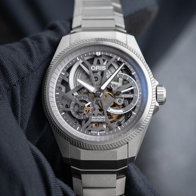 Oris Big Crown ProPilot X 10 Days Skeleton Openworked Titanium