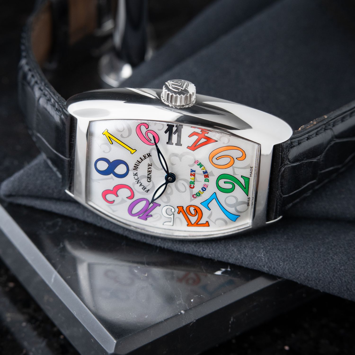 Franck Muller Vanguard Cintree Curvex Crazy Hours Color Dreams Automatic