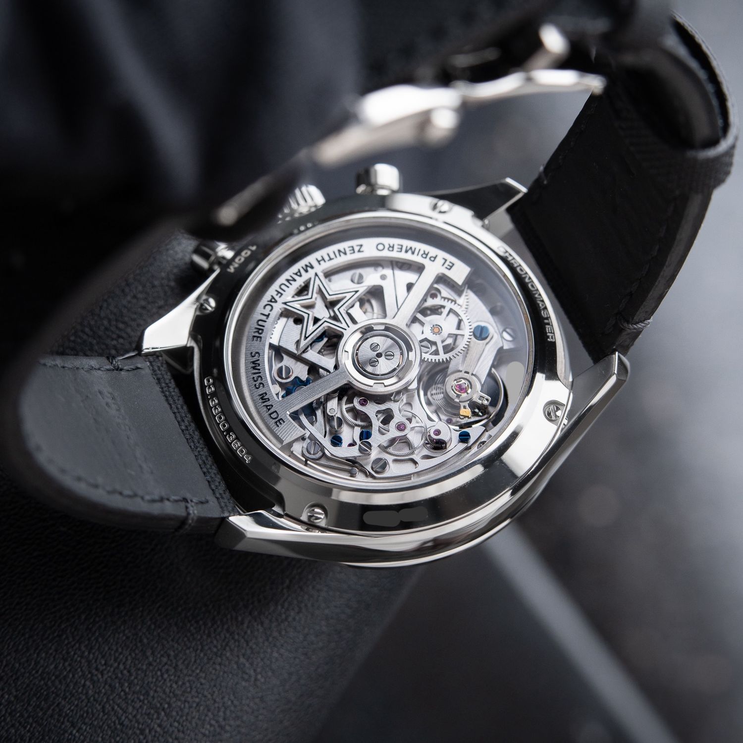Zenith Chronomaster Open El Primero 3604 1/10th Chronograph Black