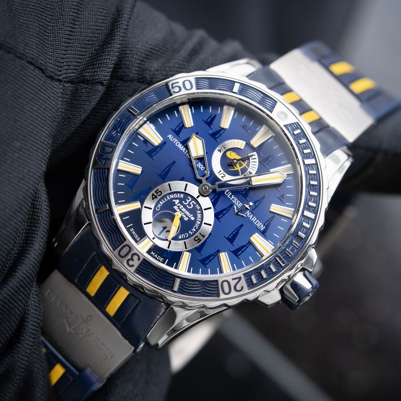 Ulysse Nardin Diver Artemis Racing Limited Edition Blue Automatic Steel 44mm 263-10