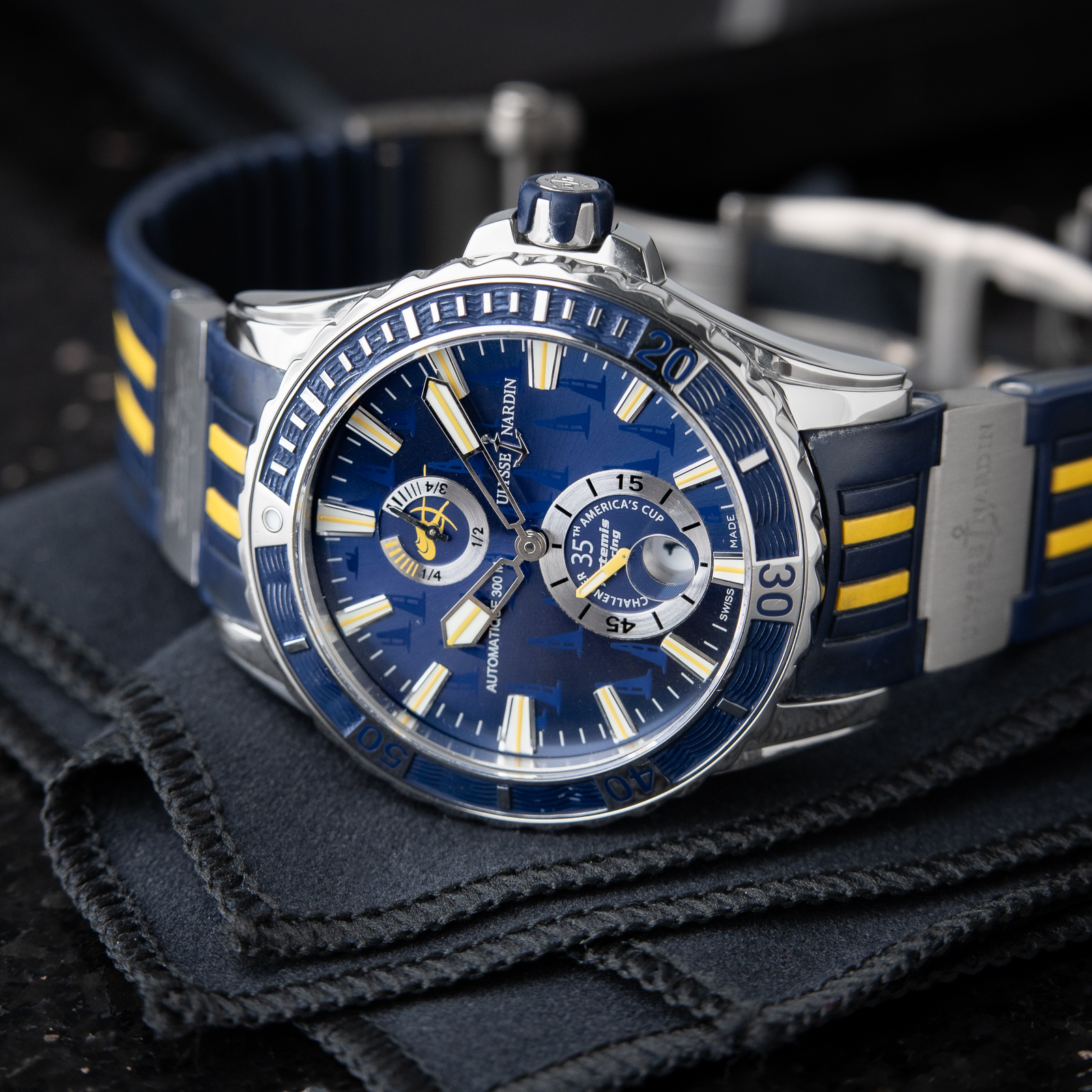 Ulysse Nardin Diver Artemis Racing Limited Edition Blue Automatic Steel 44mm 263-10