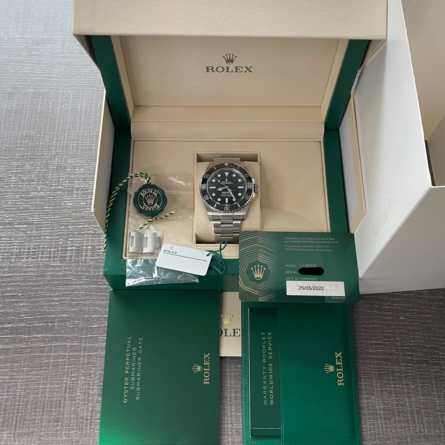 Rolex Submariner (No Date) Oyster Perpetual Diver Black Ceramic