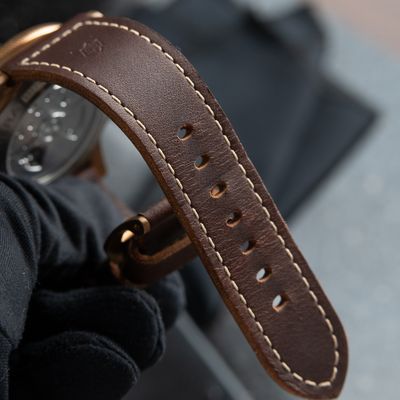 Panerai Luminor Submersible Bronzo Bronze Brown Ceramic Diver