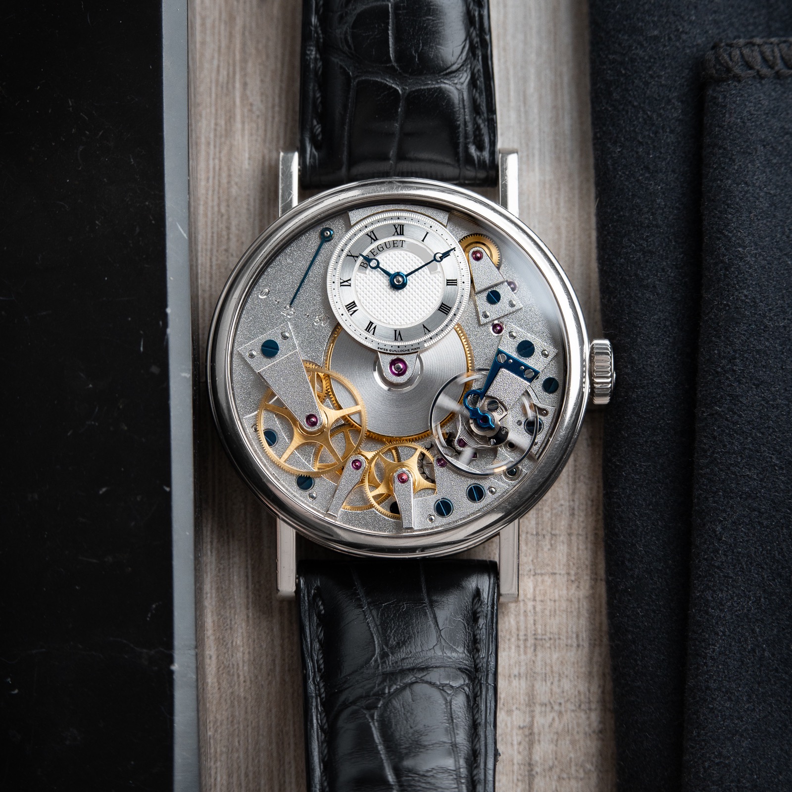 Breguet Tradition 7027BB White Gold 50 Hour Power Reserve Automatic 37mm