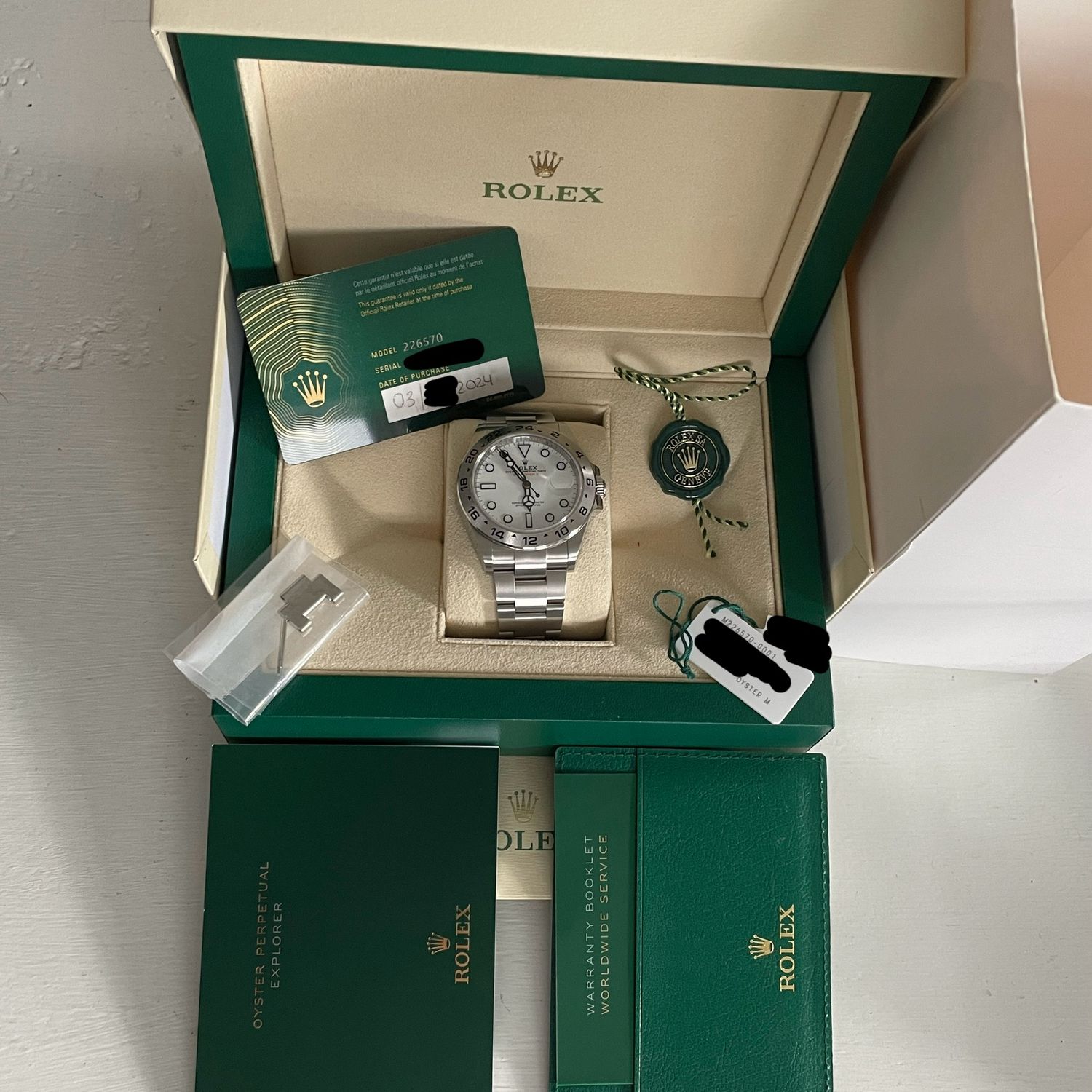 ROLEX ロレックス 純正箱　ケース　カレンダー　エクスプローラ　オイスター ROLEX ロレックス 純正箱 ケース カレンダー エクスプローラ